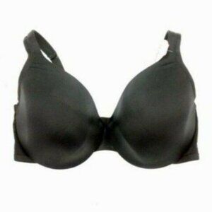 Cacique Bra Smooth Satin Full Coverage Mesh Sides